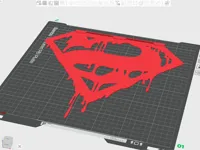 Cache de porte Superman pour imprimante Bambu — photo 2