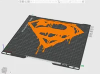 Cache de porte Superman pour imprimante Bambu — photo 4