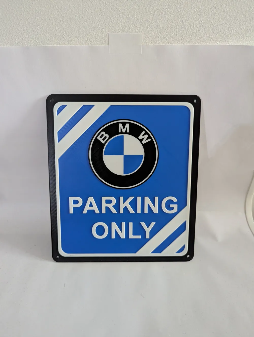 BMW parking only sign - Free 3D Print Model - MakerWorld