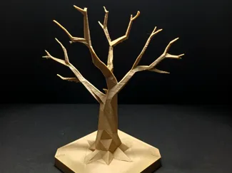 Albero porta gioielli LowPoly