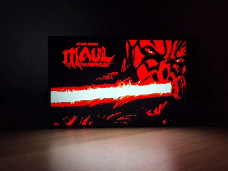 Star Wars - Darth Maul Lightbox