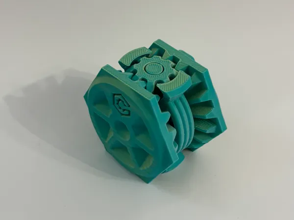 Fidget engrenage hexagonal rotatif