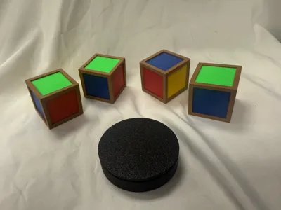 Survivor 4 color crate stack puzzle