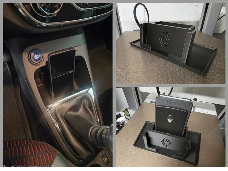 Phone Holder & Storage Organizer Renault