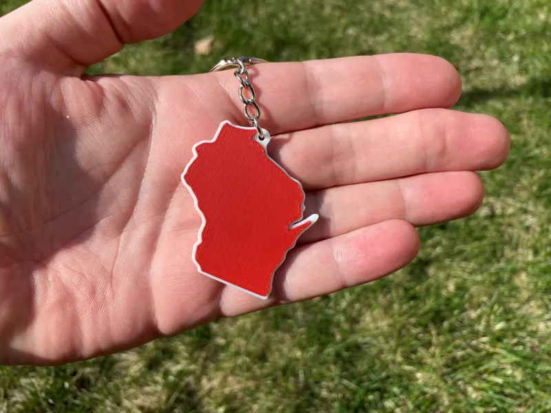 Wisconsin Keychain