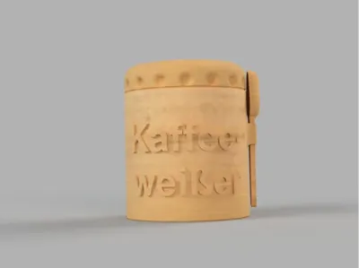 Dose für Kaffeweisser