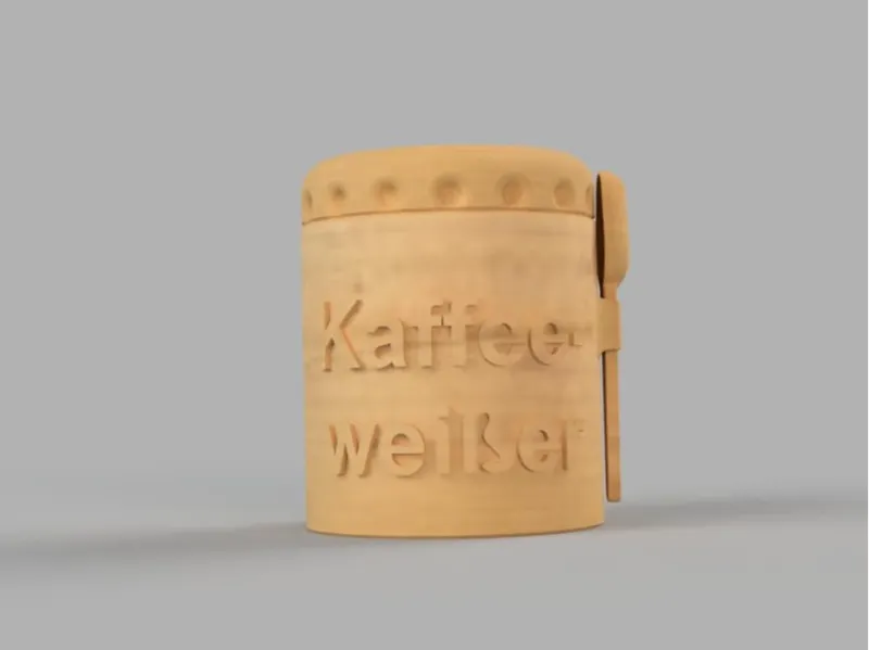 Dose für Kaffeweisser