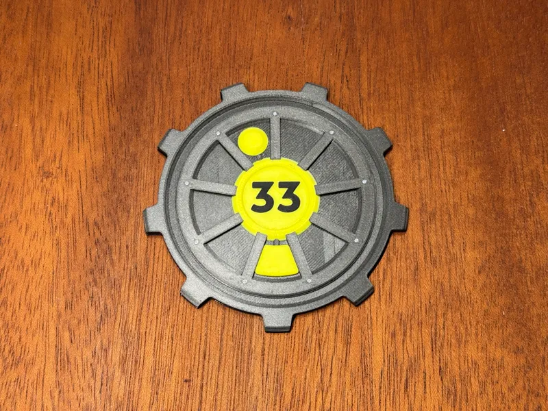 Fallout Vault 33 Coaster