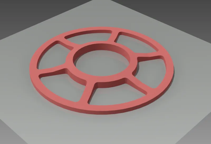 AMS Universal Small Spool Adapter with distance ring