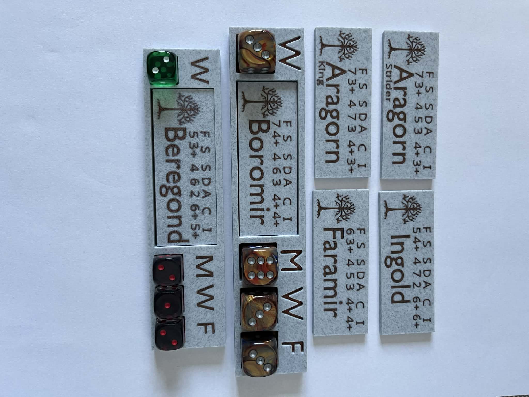 Box - trackers and 12 mm + 16mm boards