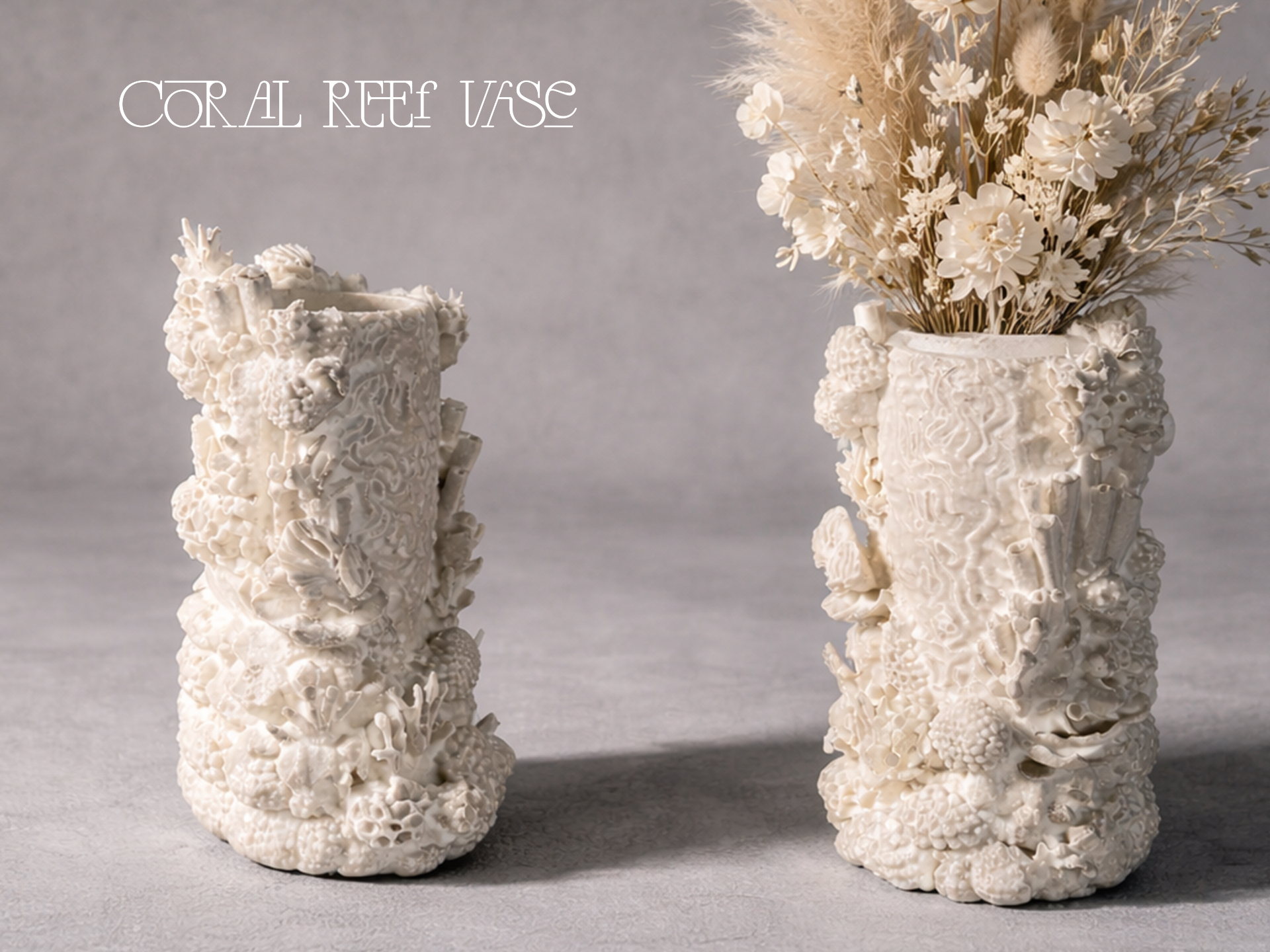 Coral Reef Vase - High Detail Statement Vase