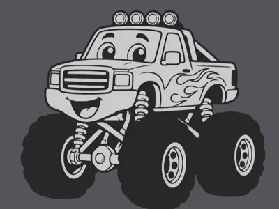 Happy Monster Truck Clicker
