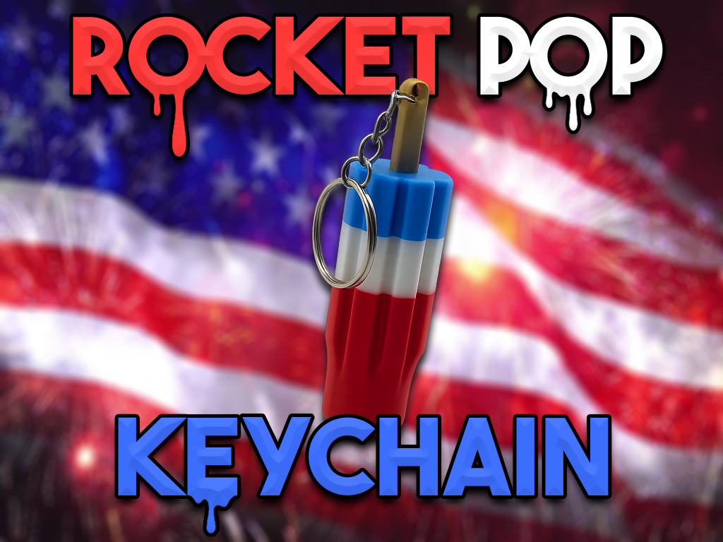 Rocket Pop Keychain