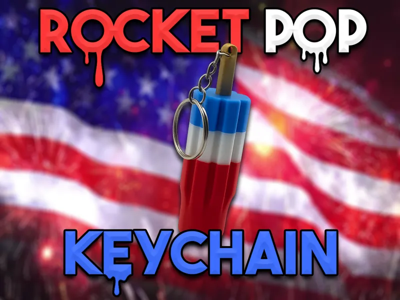 Rocket Pop Keychain