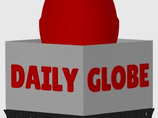 'Daily Globe' News Reporter Microphone