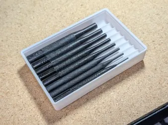Gridfinity Harbor Freight Pin Punch Tray
