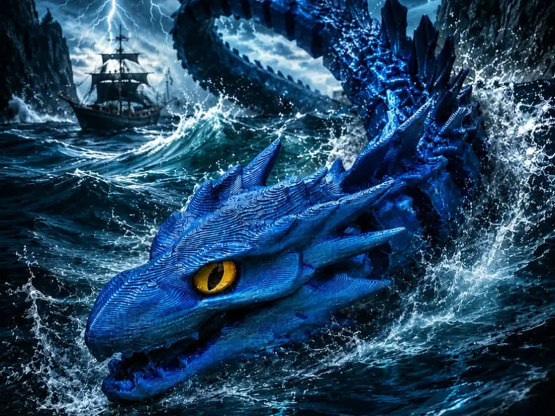 Sea Serpent - FLEXI - FREE TO SELL