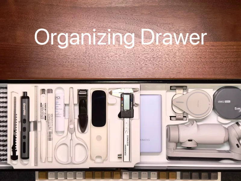 Orgranization my Drawer/minimalistic/Desktop Riser