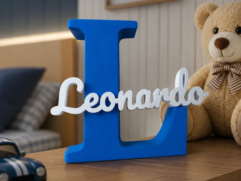 Leonardo letreiro - Personalizado letra