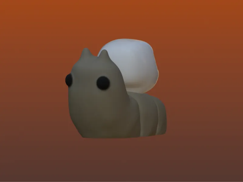 Articulated Halloween Skull Snail