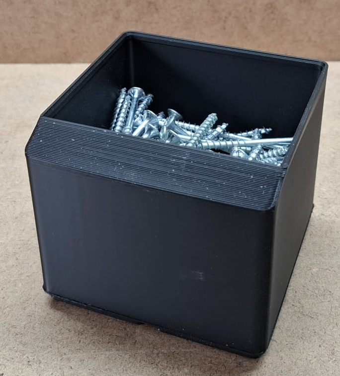 Miniatura 4 do modelo 3D Werkstatt‑Gridfinity‑Boxen mit Label‑Schräge 