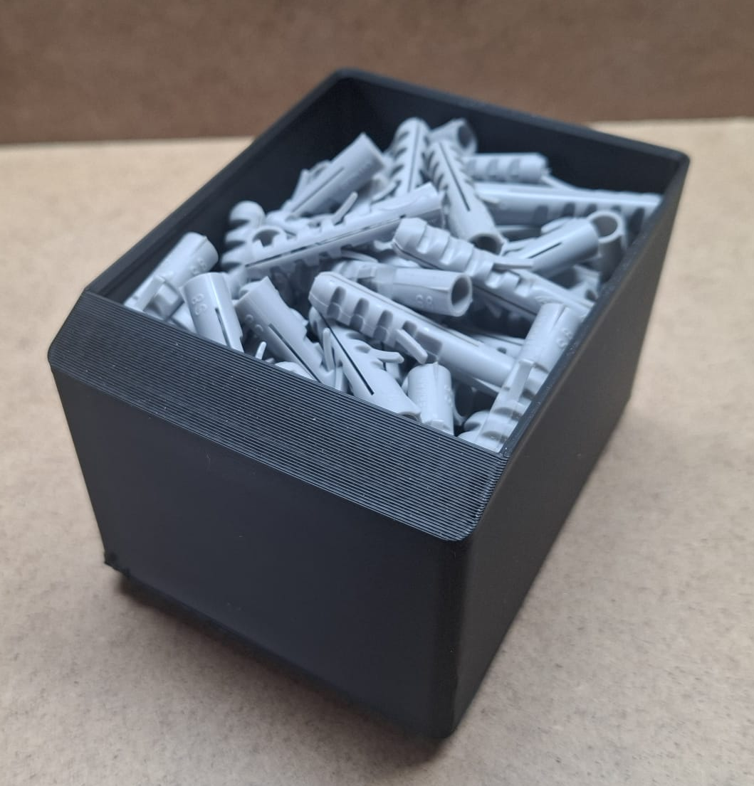 Miniatura 5 do modelo 3D Werkstatt‑Gridfinity‑Boxen mit Label‑Schräge 