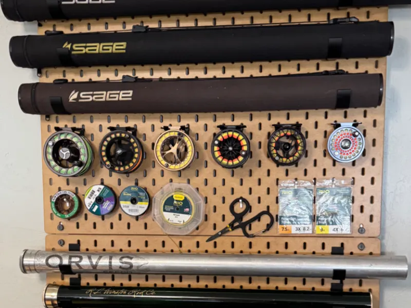 Fly Reel Hanger for IKEA Skadis