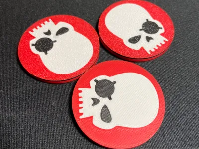 Command Point 40K CP Token with servo skull - AMS