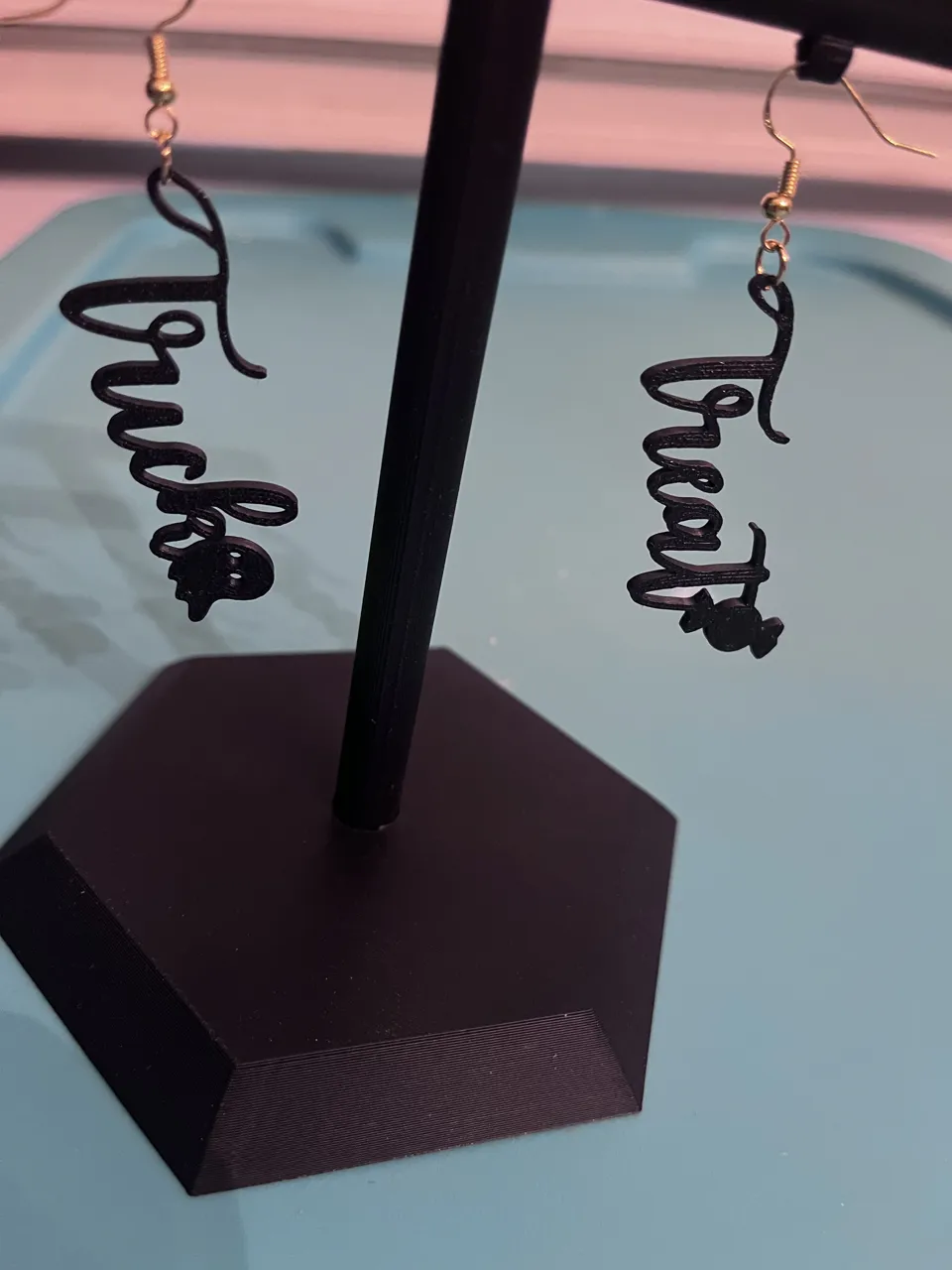 Trick or Treat Halloween Earrings - Quick Print view 4