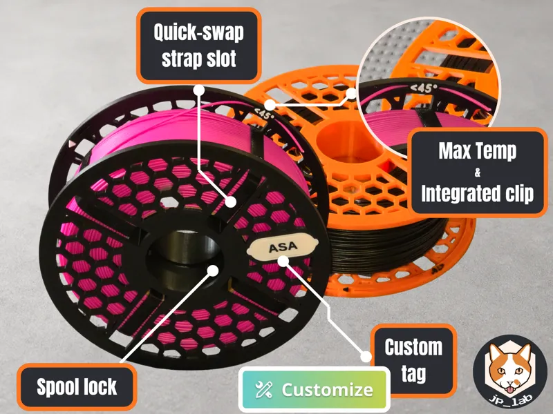 SwapSpool - Quick-Swap Reusable Spool Holder