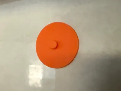 Keyhole stick on screw head