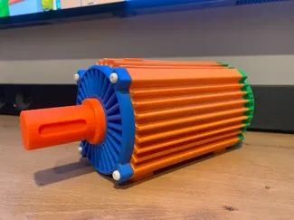 Realistic Industrial Electric Motor Model
