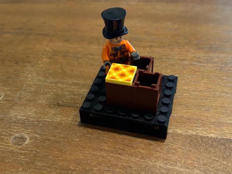 Brick Pallet for the Cyberbrick Forklift