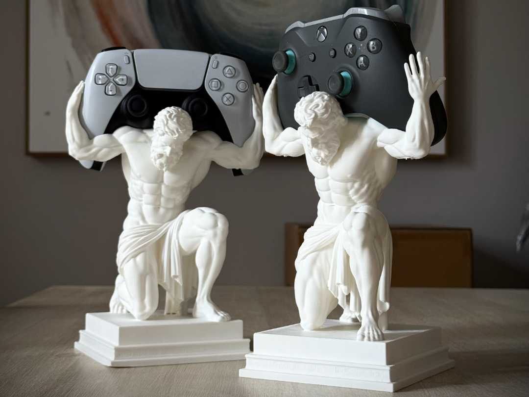 Titan God Atlas - Gaming Controller Stand-Xbox/PS5 - Free 3D Print