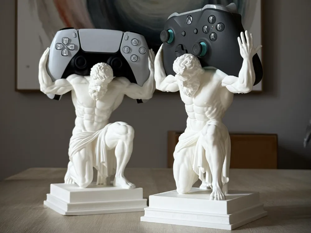 Titan God Atlas - Gaming Controller Stand-Xbox/PS5 - Free 3D Print
