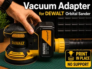 DEWALT Orbital Sander Vacuum Adapter - No Support