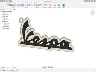 VESPA KEYCHAIN