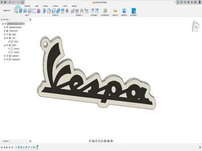 VESPA KEYCHAIN
