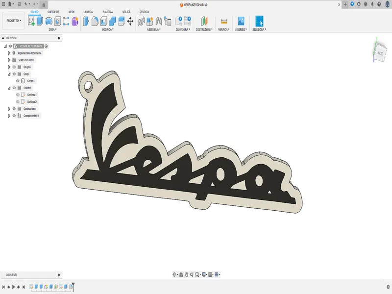 VESPA KEYCHAIN