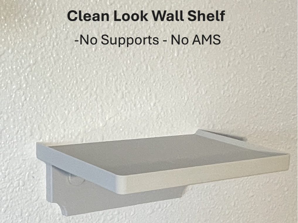 CleanLine Wall Shelf - 150x110mm Top,4mm Lip