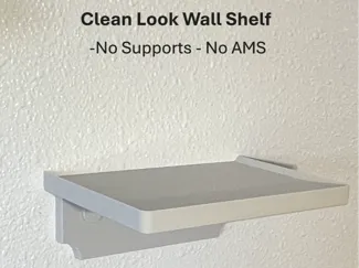 CleanLine Wall Shelf - 150x110mm Top,4mm Lip