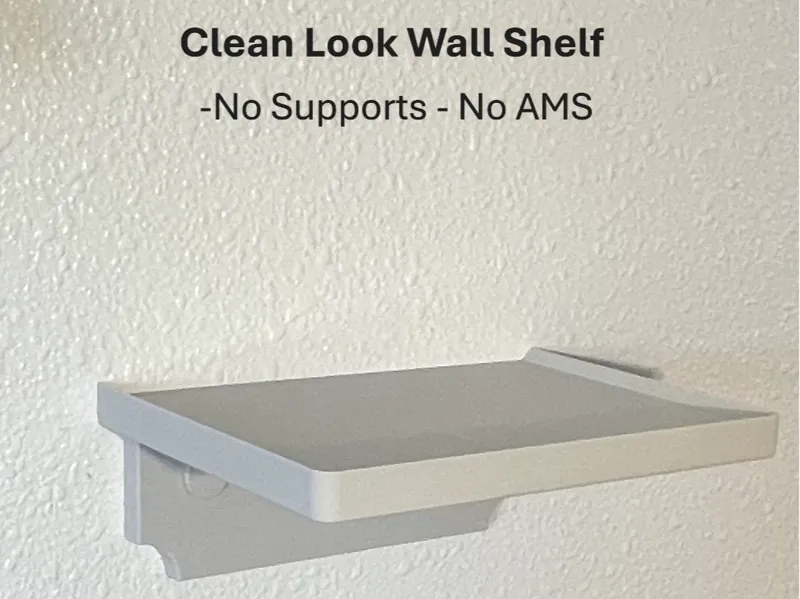CleanLine Wall Shelf - 150x110mm Top,4mm Lip
