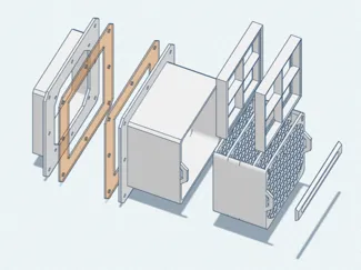 Hepa Filter for enclosure mounting