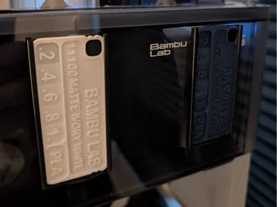 Filament Swatch Holder - SWATCH NOT INCLUDED