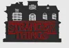 Stranger Things Logo with white boards