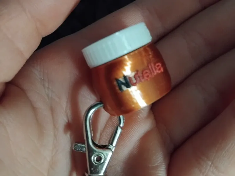Mini nutella keychain