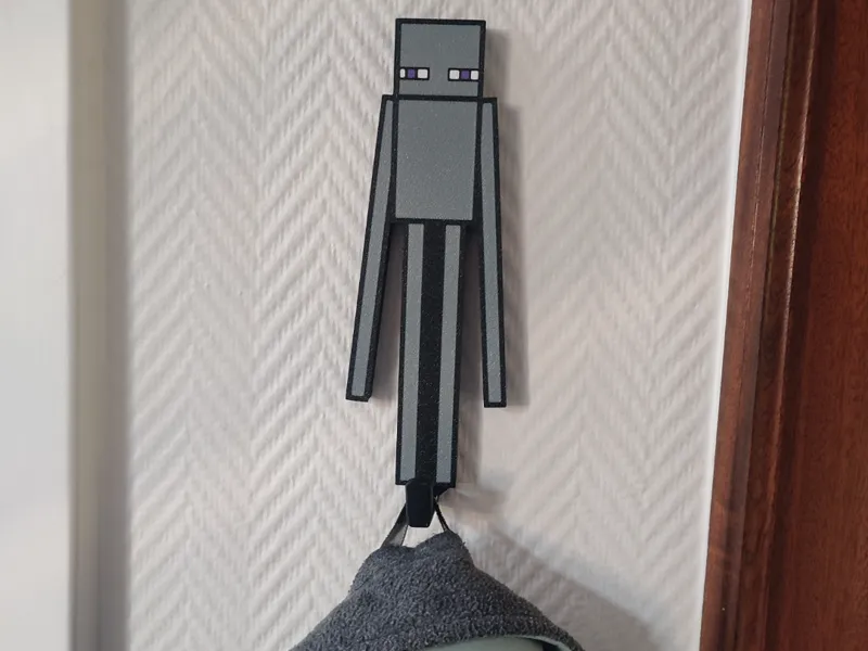 Minecraft Enderman - Auswechselbarer Kleiderhaken
