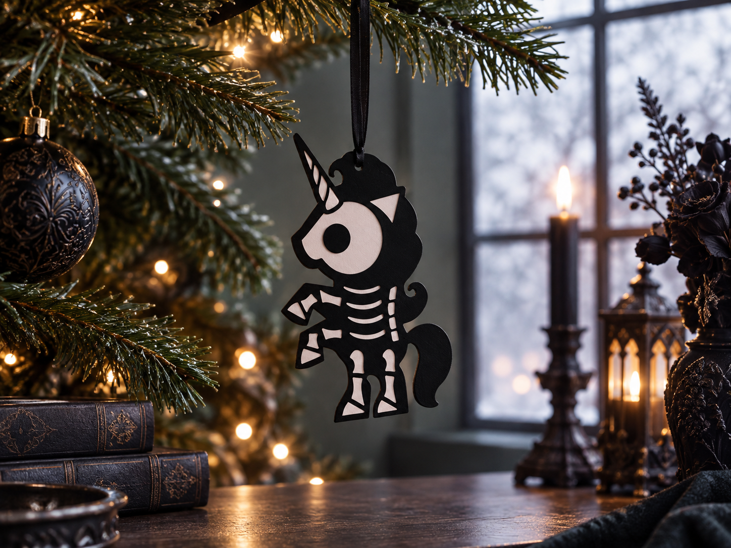 Gothic Skeleton Unicorn Halloween / Christmas 3D model