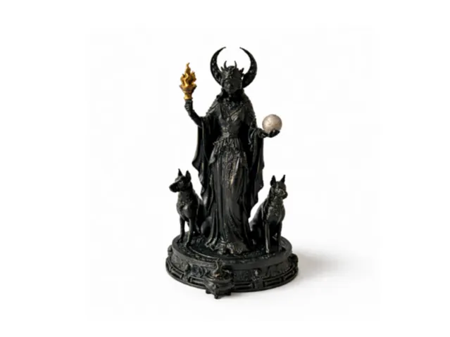 Hecate Goddess Sculpture – Mythological Figurine