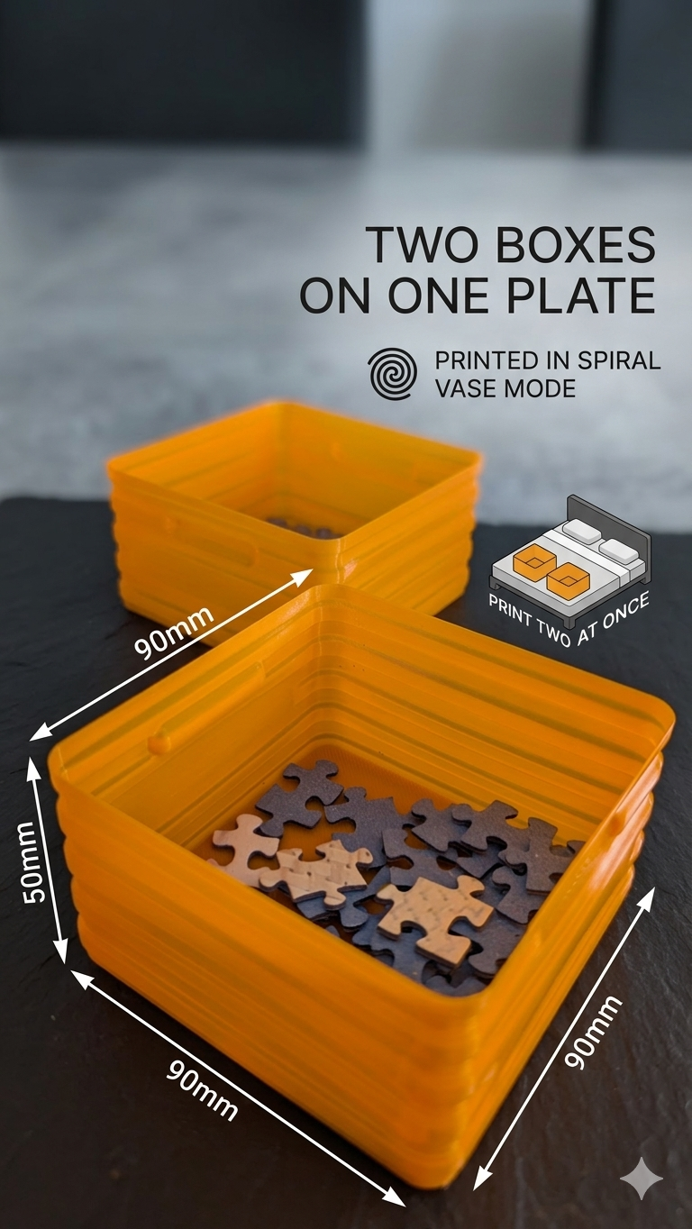 Miniatura 9 do modelo 3D Just a Stackable Box (Vase Mode)